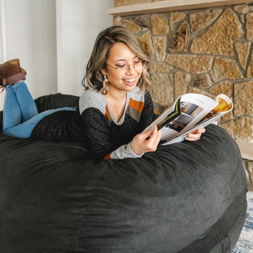 0002655 Big Joe Fuf Media Lounger Bean Bag Chair Black Lenox Lifestyle 3 1