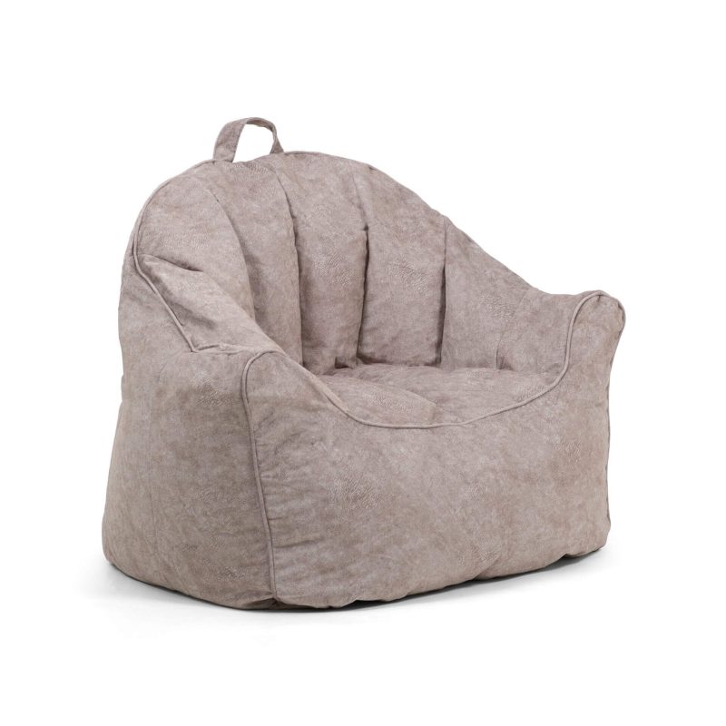 0672411 Big Joe Hug Bean Bag Chair Lunar Gray Hyde Main